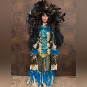 Rustic Doll Blue Raven